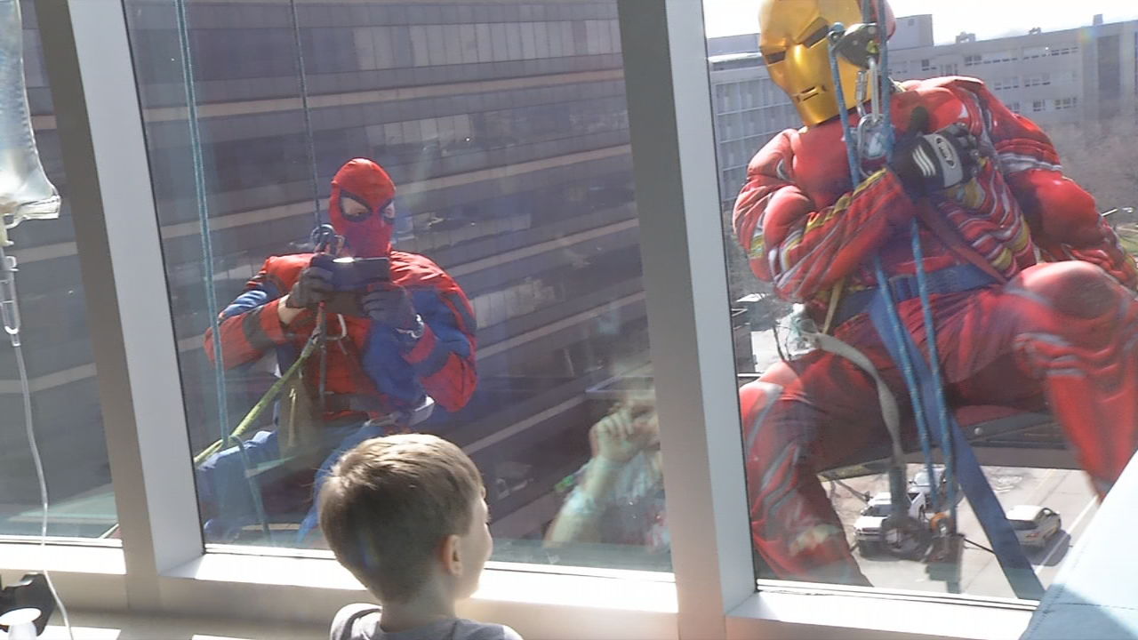 Superheroes take over Norton Children's Hospital